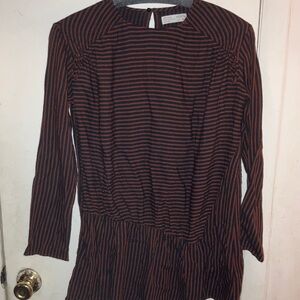 Zara girls stripped tunic top 13/14, made in Spain